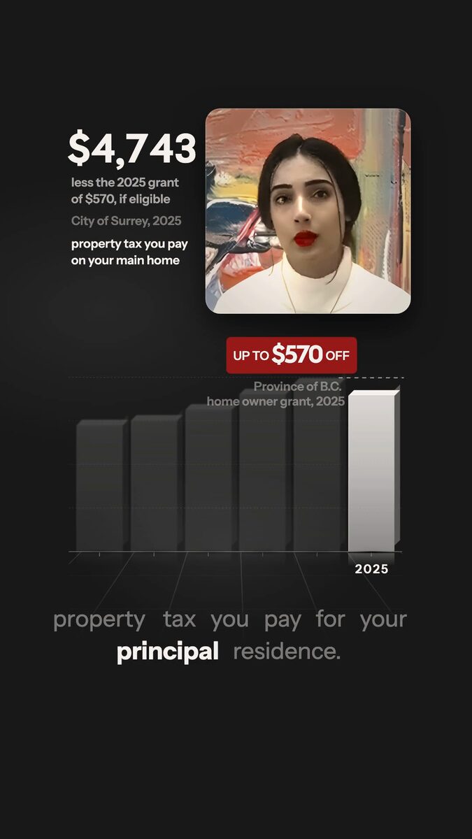 $4,743: the same bill less the grant
