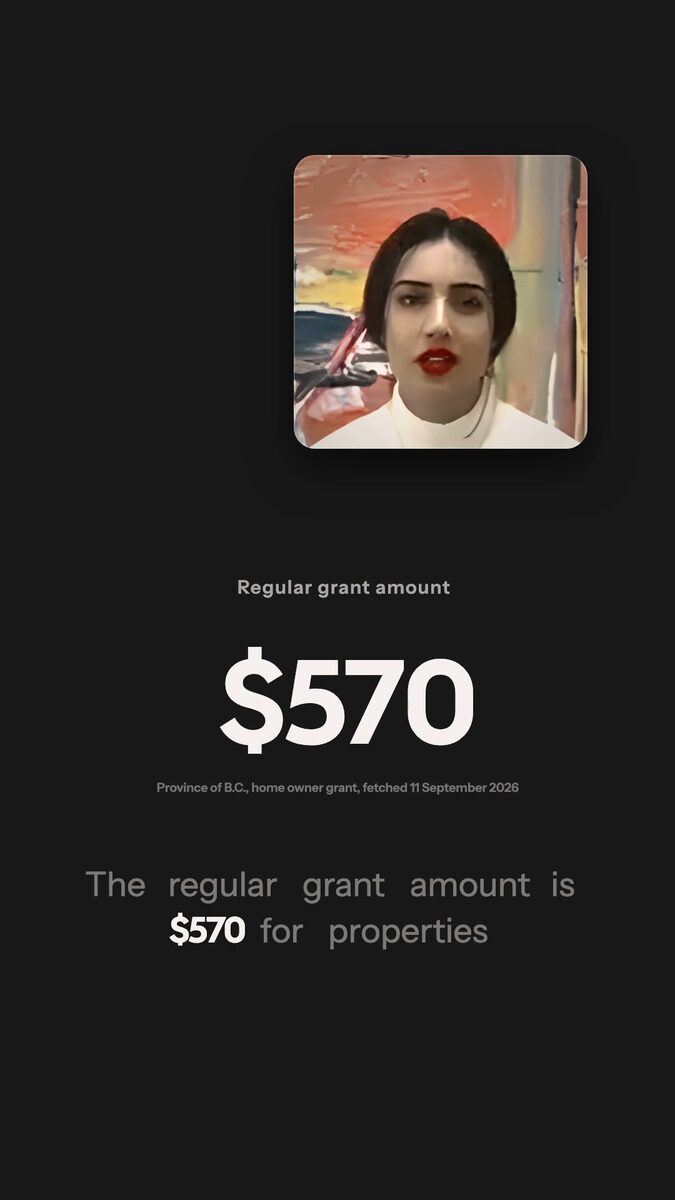$570: the regular grant here